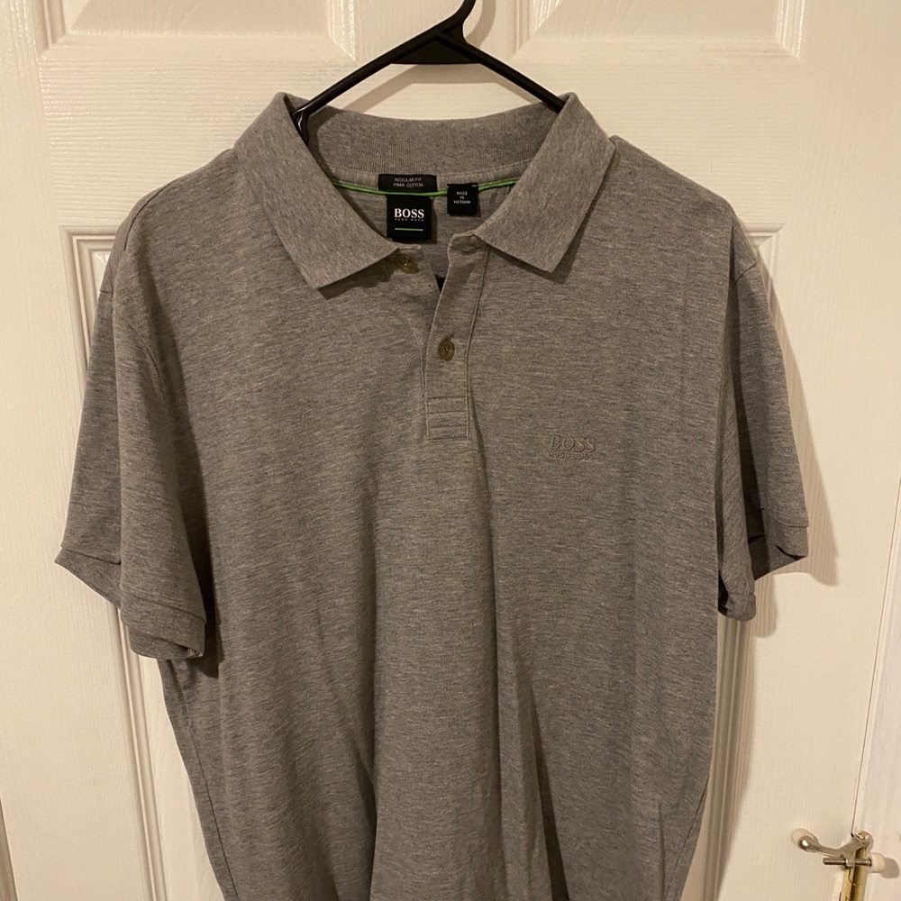 Hugo Boss Polo Shirt - Gray XL